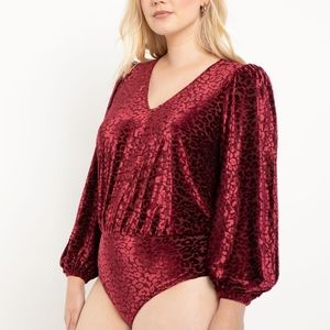 Eloquii velvet bodysuit